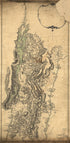 Lake Champlain and Lake George, and the Country Between the Hudson and the Lakes On the West, and Connecticut River On the East in 1777 by Relic Map Company