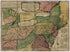 Jersey, New-York, Connecticut, and Rhode-Island: of Aquanishuonîgy the Country of the Confederate Indians Comprehending Aquanishuonigy Proper, Their Places of Residence, Ohio and Tuchsochruntie Their Deer Hunting Countries, Couchsachrage and Skaniada... by Relic Map Company