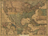 Road and Military Map of the United States, Mexico, the West Indies, &c 1862 by Relic Map Company