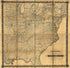 New Railway Map of the United States in 1867 by Relic Map Company