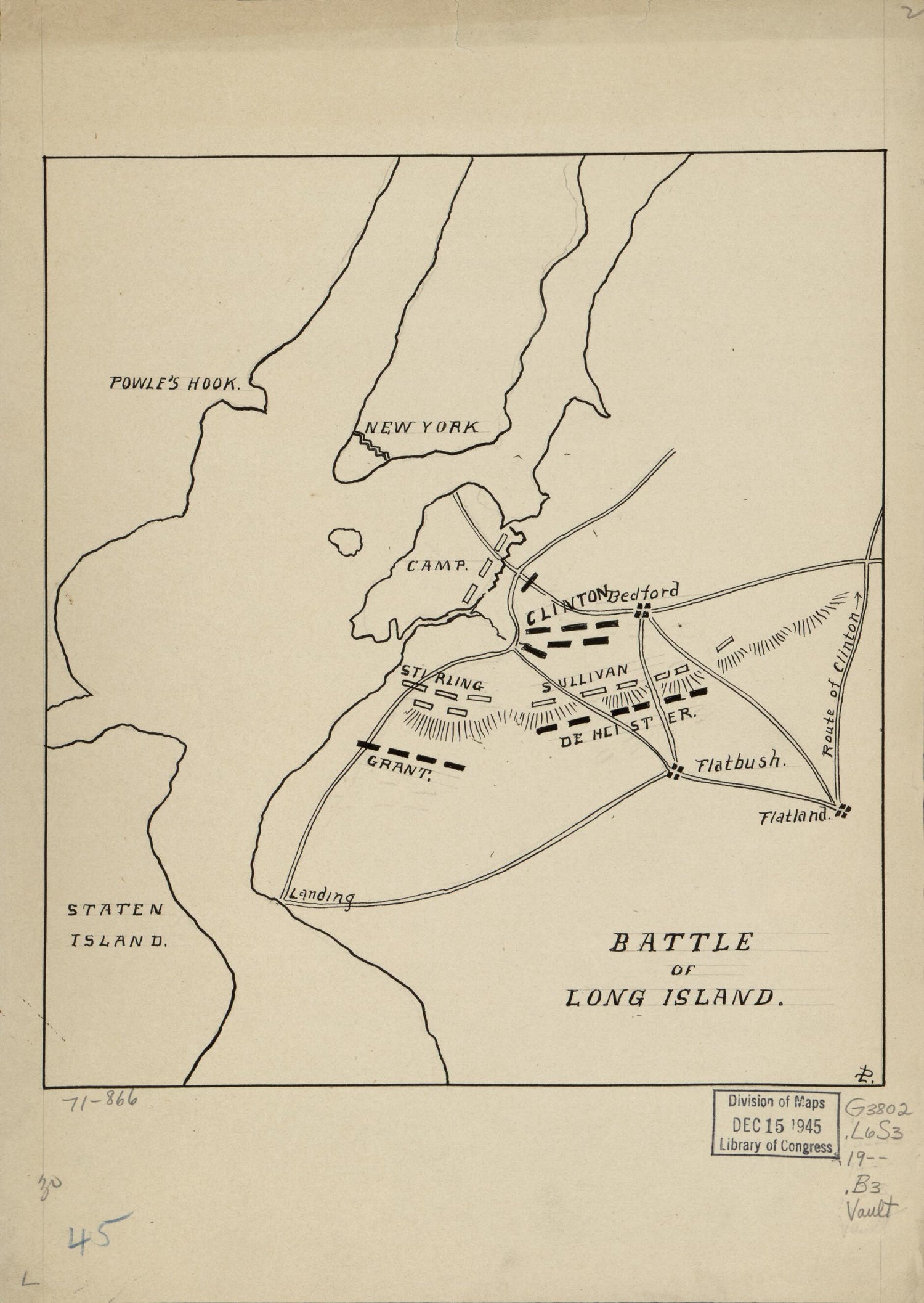 This old map of Battle of Long Island from 1900 was created by  in 1900