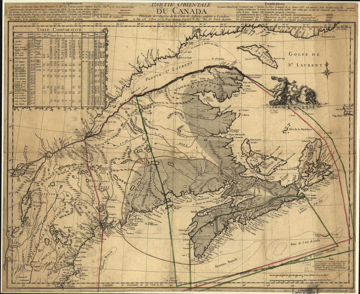 This old map of Partie Orientale Du Canada, Traduitte De L&