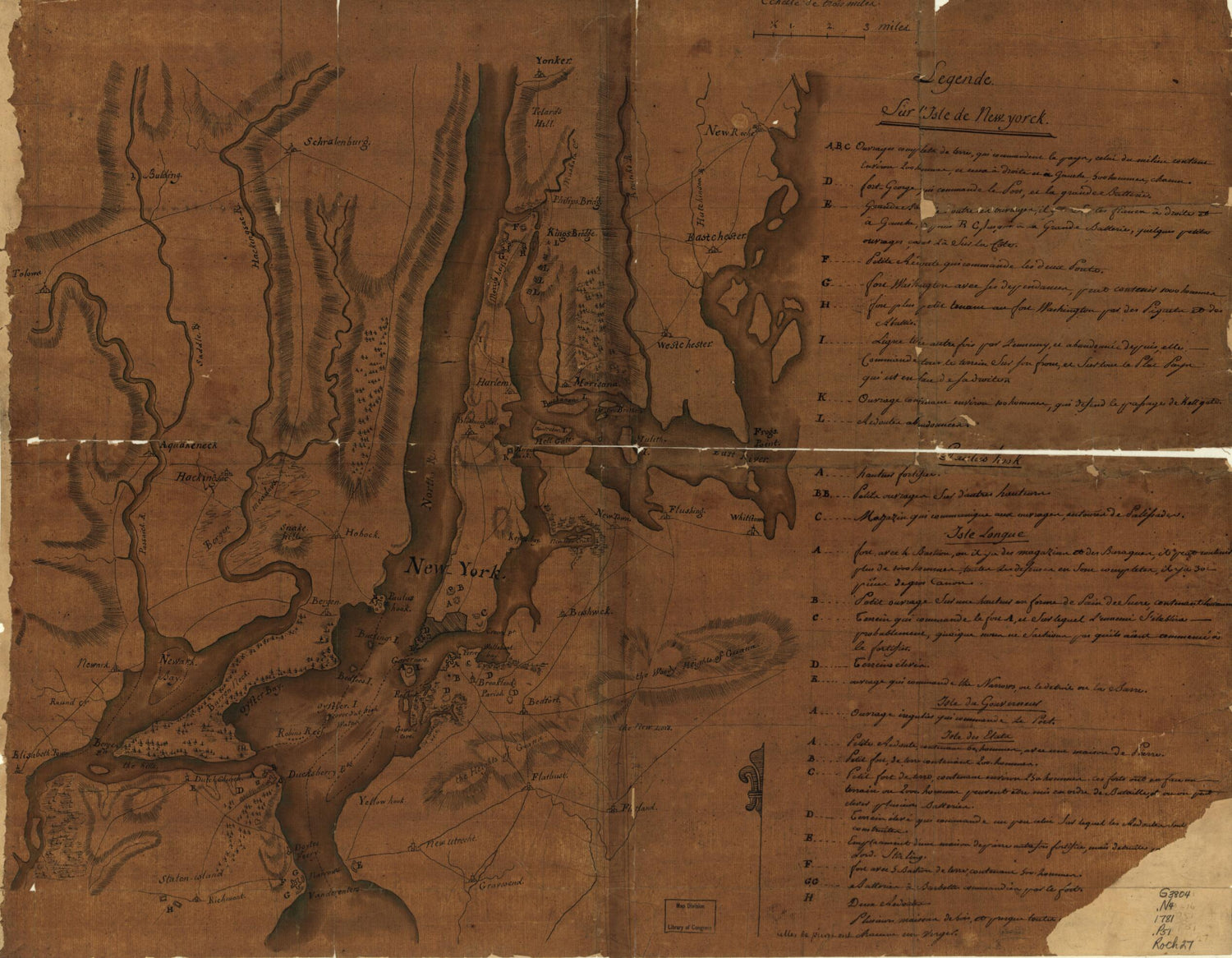 This old map of York Et Les Environs from 1781 was created by  in 1781