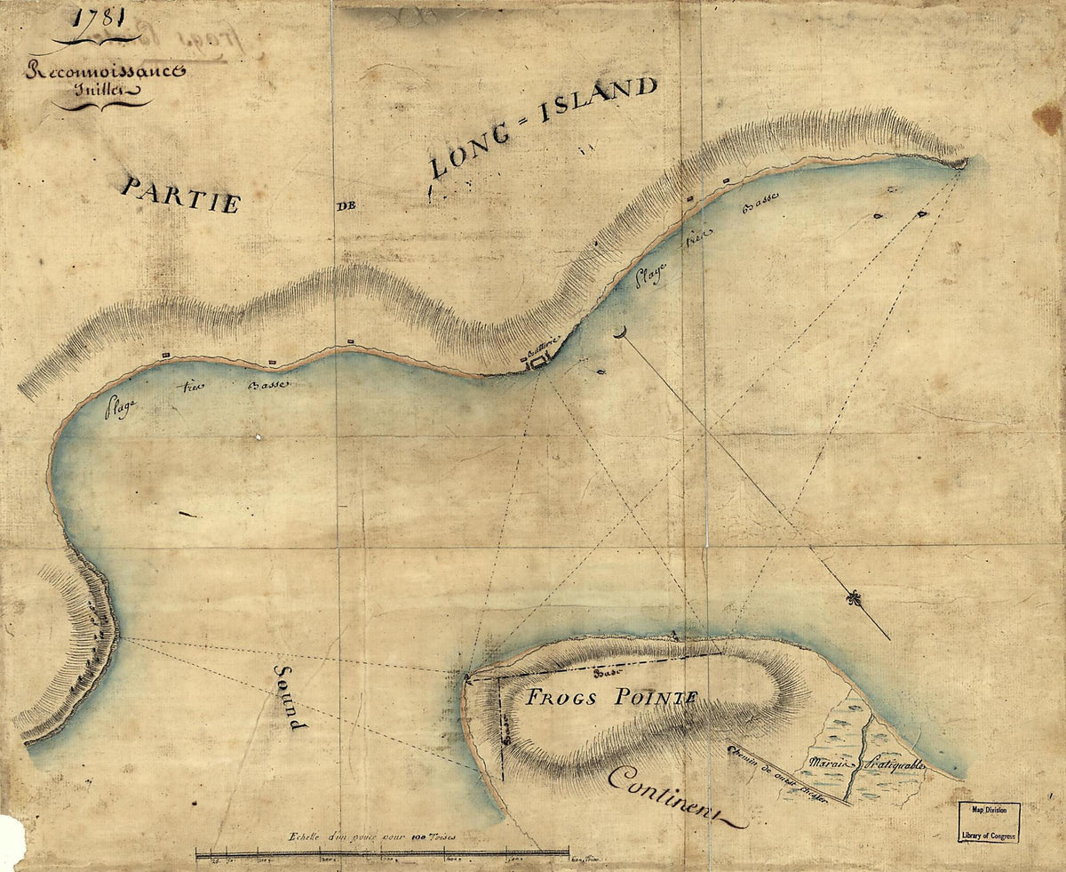 Reconnoissance, Juillet, 1781 by Relic Map Company