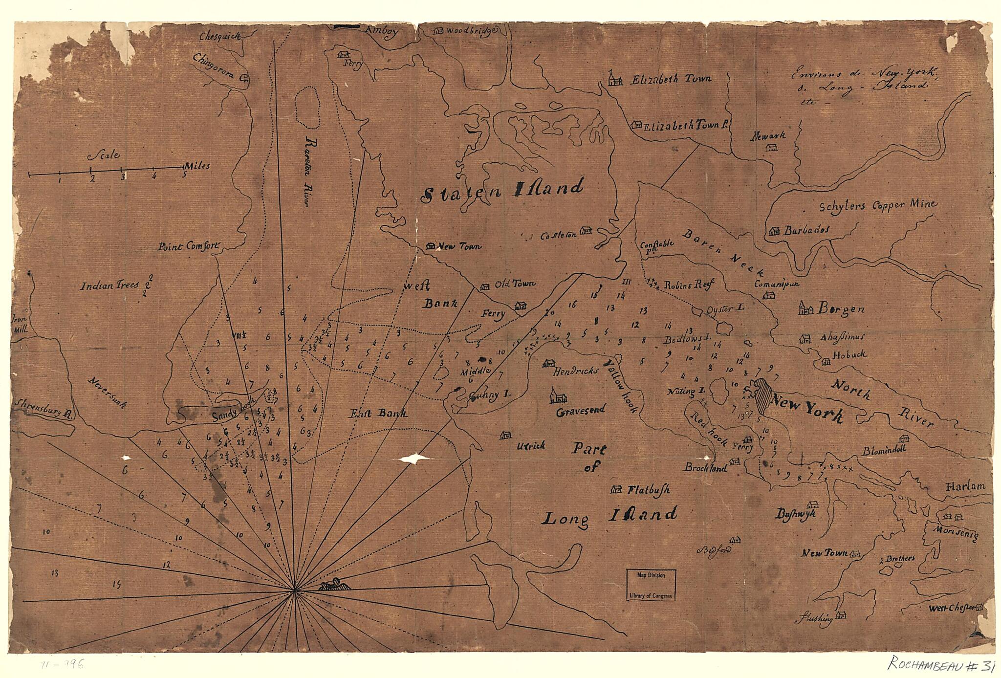 This old map of York, De Long-Island, Etc from 1781 was created by  in 1781