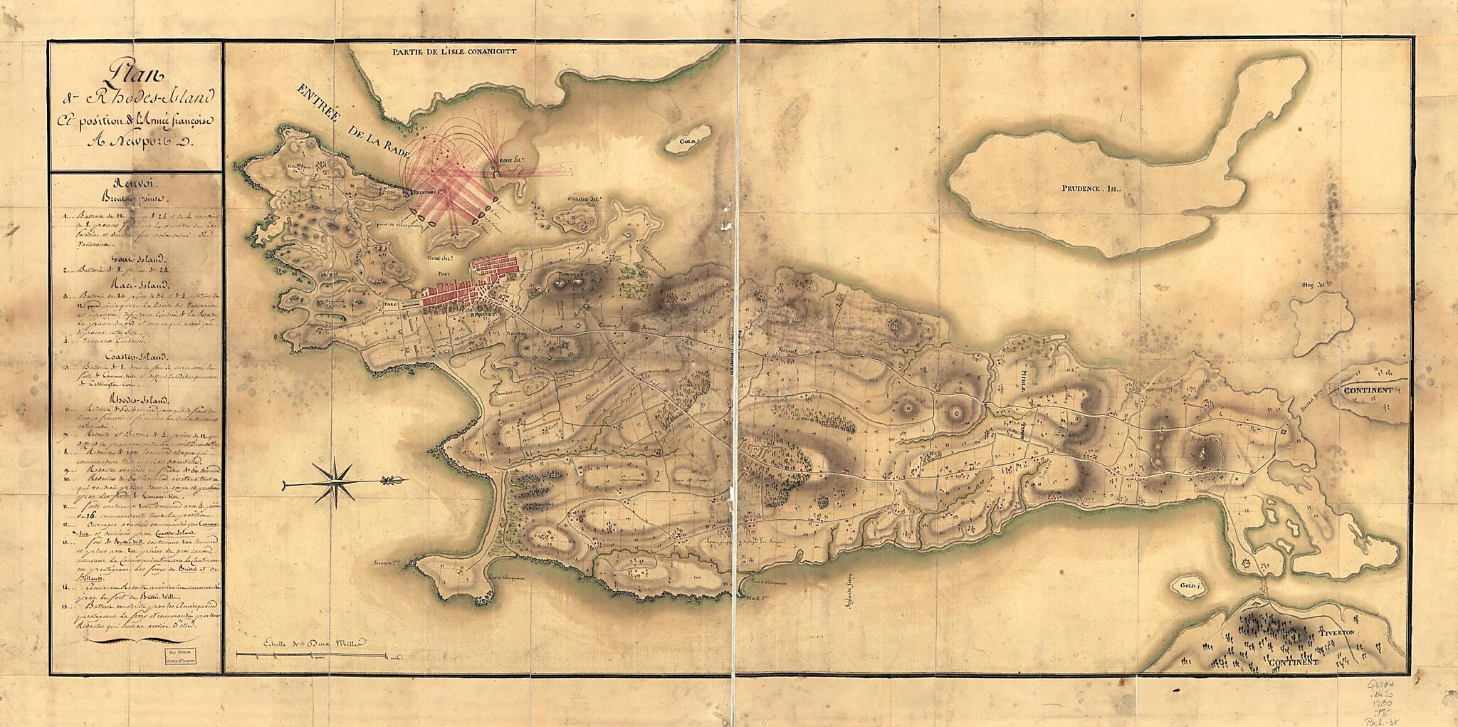 This old map of Island, Et Position De L&