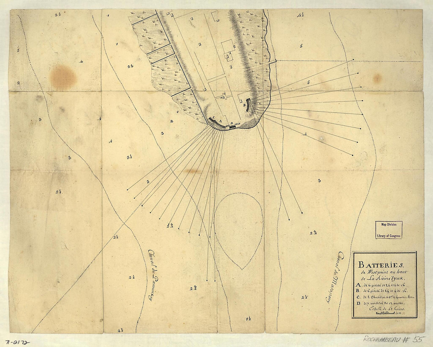 This old map of Point Au Haut De La Rivière D&