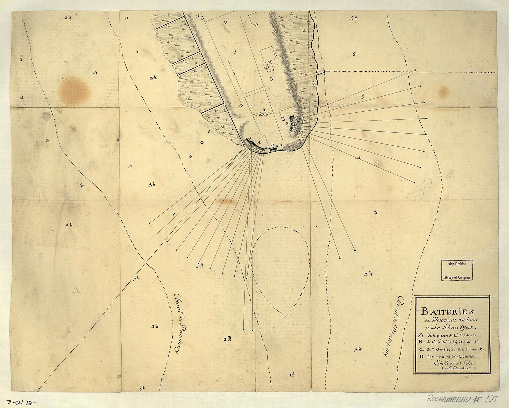 This old map of Point Au Haut De La Rivière D&