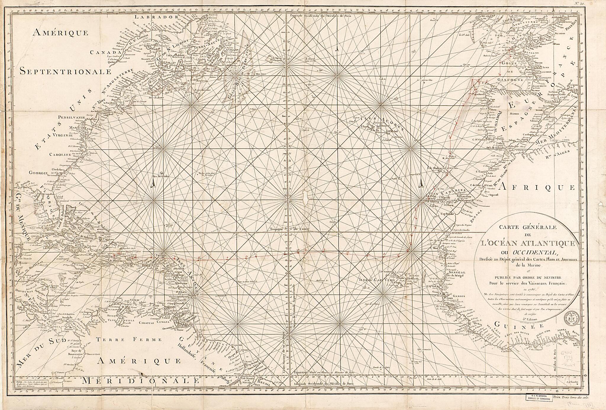 This old map of Carte Générale De L&