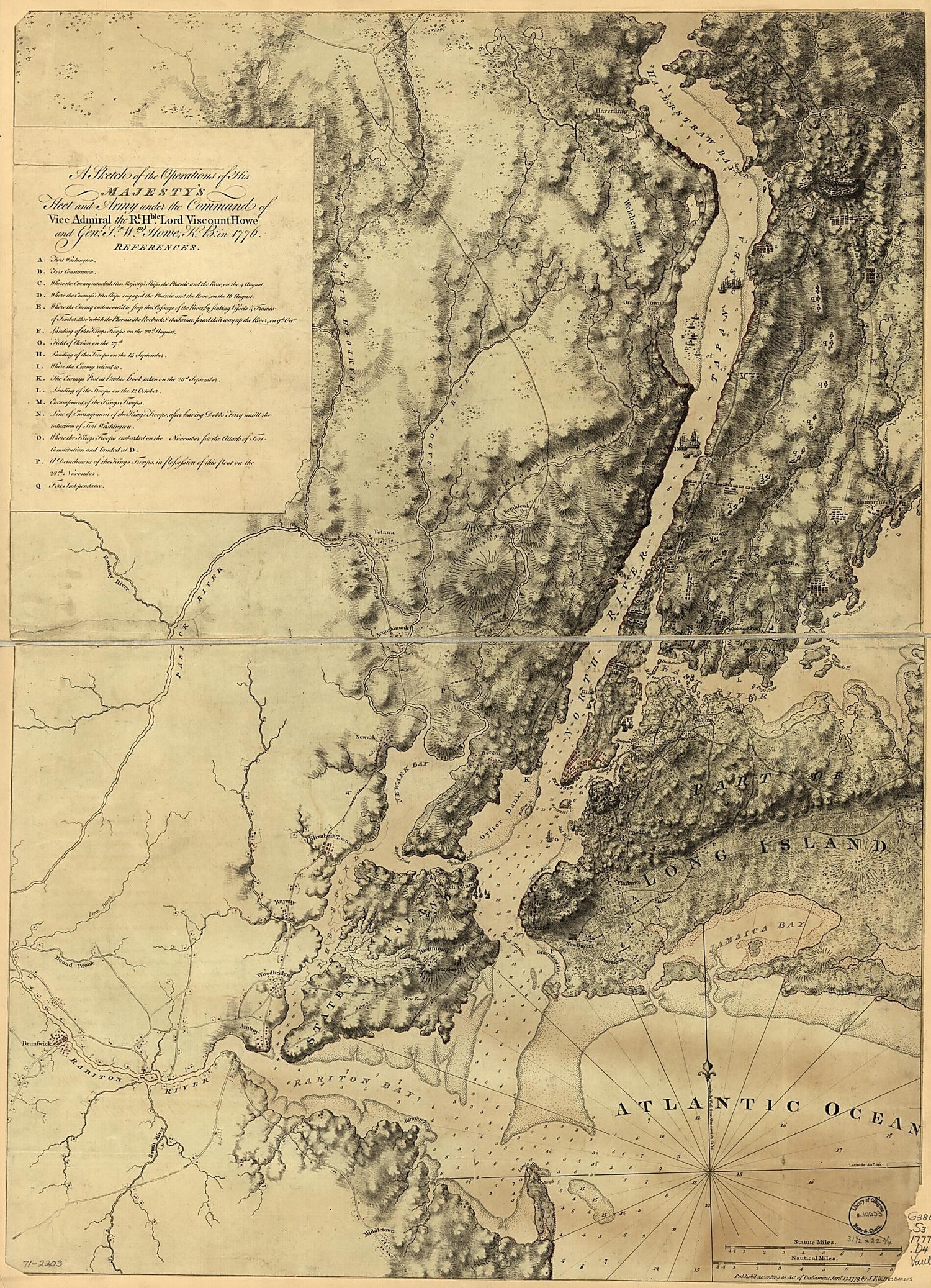 This old map of A Sketch of the Operations of His Majesty&