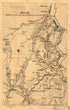 Map of Orange and Rockland Counties Area of New York in 1779 by Relic Map Company