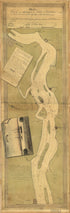Plan of Part of the River Delaware from Chester to Philadelphia, In Which Is Mark&