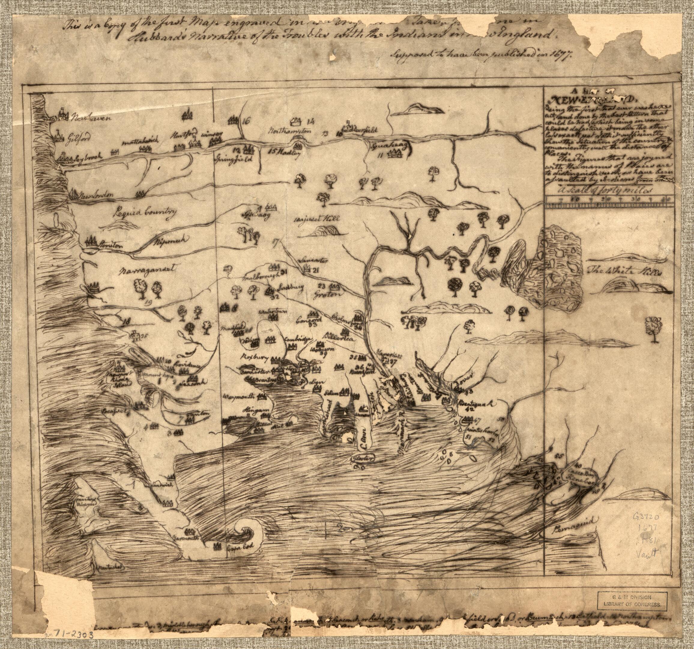 England, Being the First That Ever Was Here Cut, and Done by the Best Pattern That Could Be Had, Which Being In Some Places Defective, It Made the Other Less Exact: Yet Doth It Sufficiently Show the Situation of the Country &amp; Conveniently Well the Dis... by Relic Map Company
