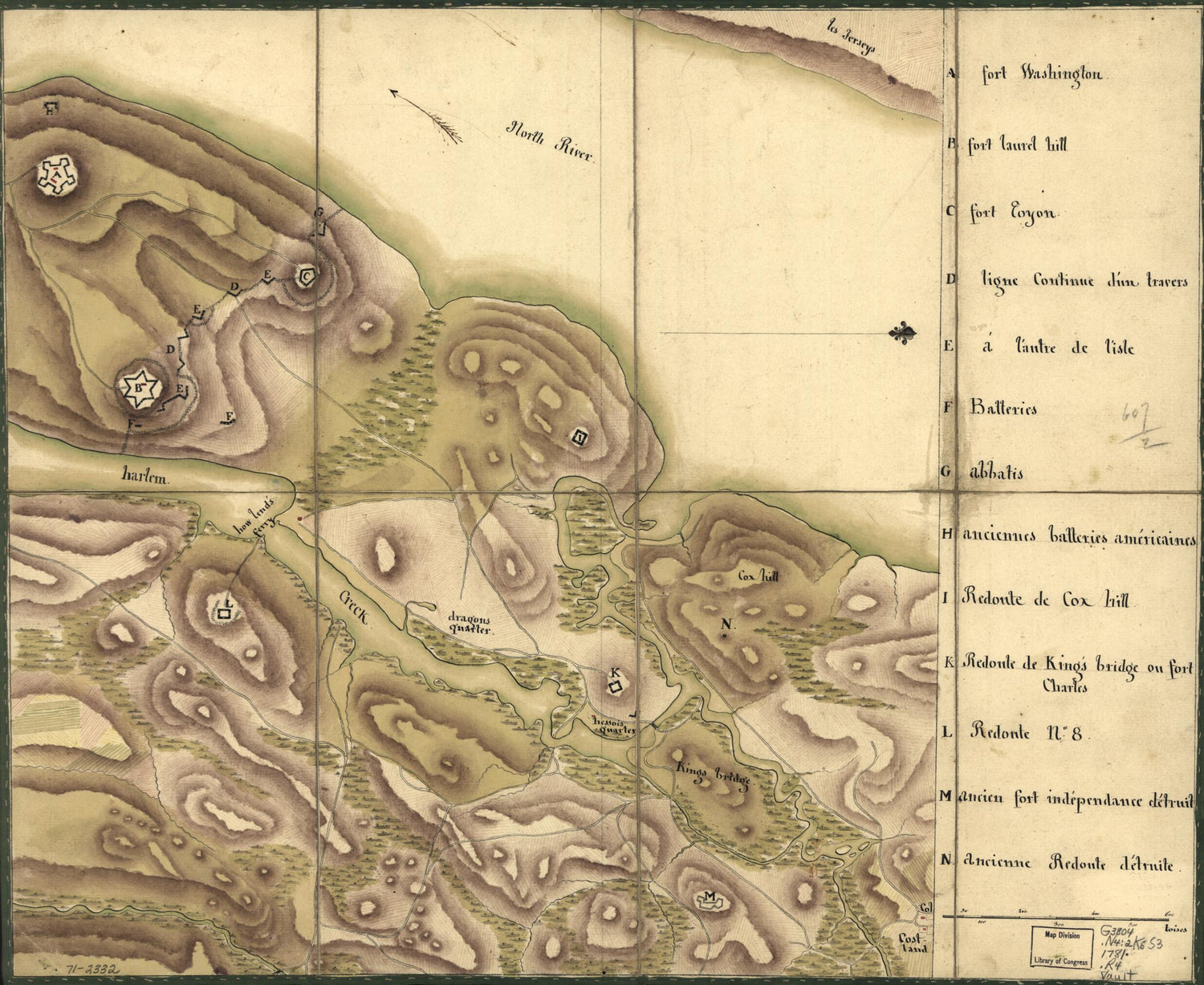 This old map of Reconnoissance De King&