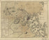 A Plan of the Town and Harbour of Boston and the Country Adjacent With the Road from Boston to Concord, Shewing the Place of the Late Engagement Between the King&