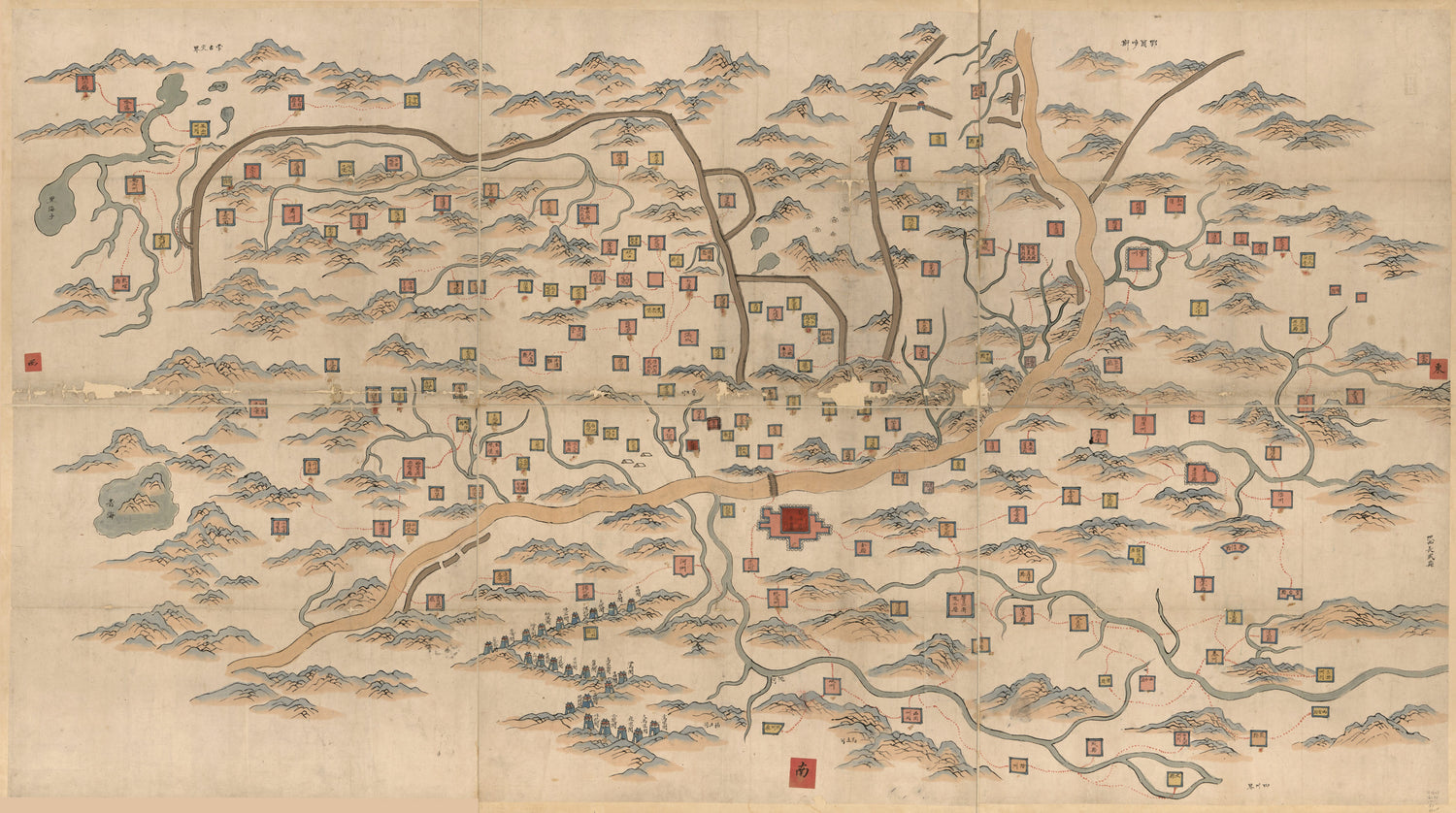 This old map of Gansu Yu Tu (甘肃與圖, Map of Gansu Province) from 1855 was created by Arthur W. (Arthur William) Hummel in 1855