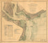 General Map of Charleston Harbor, South Carolina, Showing Rebel Defences and Obstructions 1865 by Relic Map Company