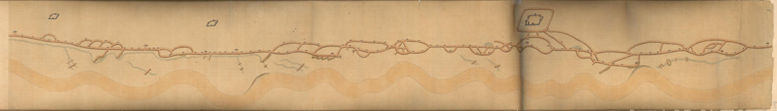 This old map of Yu Sheng Huang He Nan an Di Ba Gong Cheng Tu. (豫省黃河南岸堤垻工程圖, Map of Embankment Project of the Yellow River) from 1875 was created by Arthur W. (Arthur William) Hummel in 1875