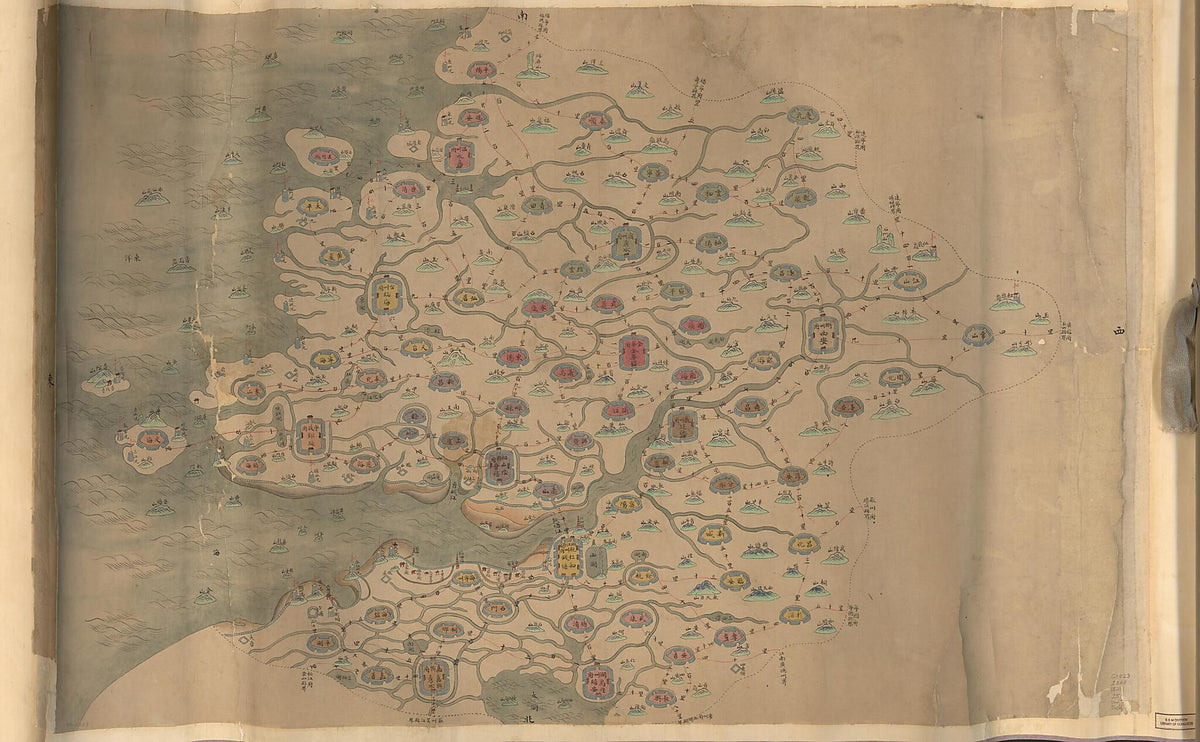 Zhejiang Quan Tu (浙江全图, Complete Map of Zhejiang Province) 1773 by Relic Map Company