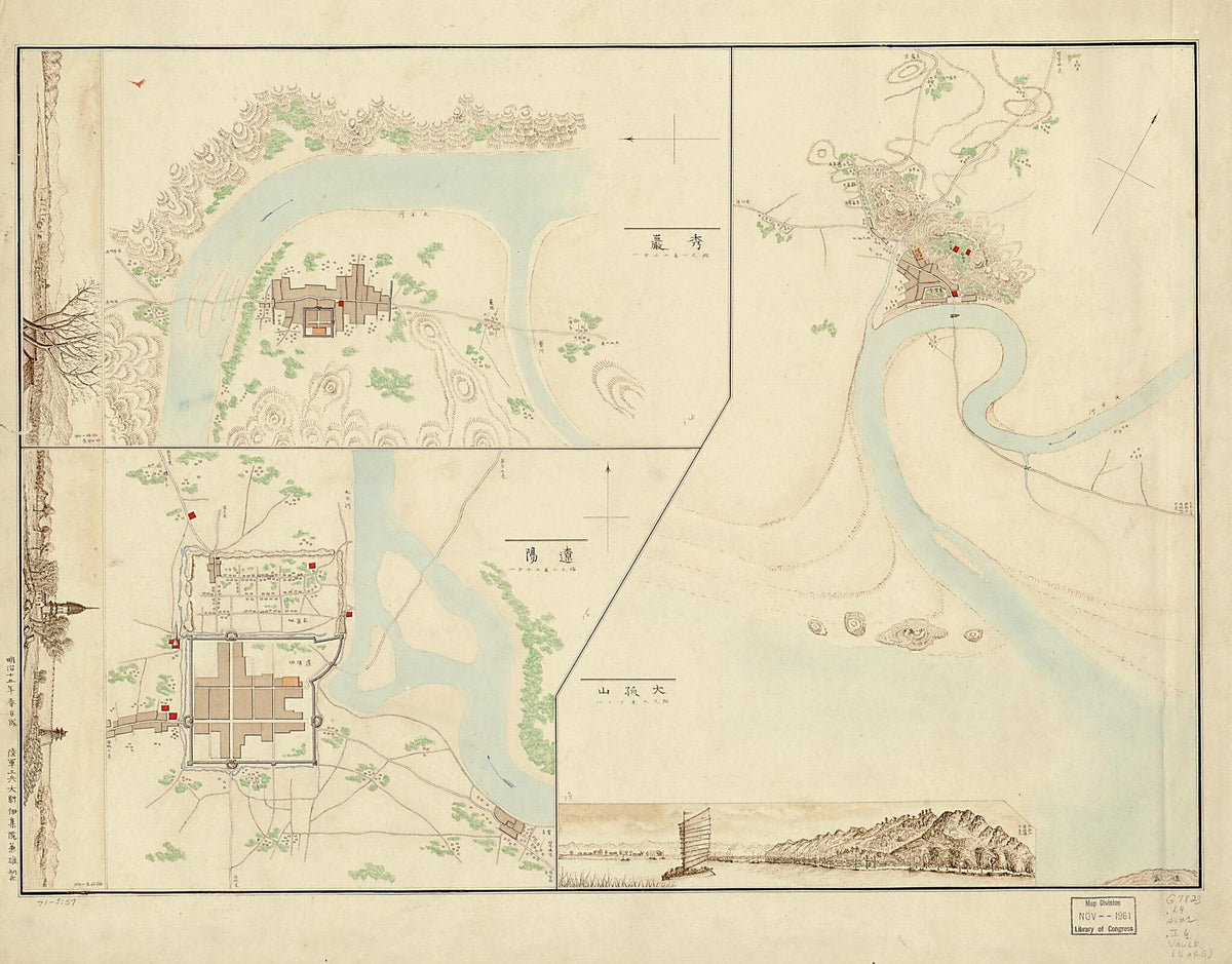 Shengjng Sheng Fu Tu 1882 by Relic Map Company