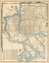 Sesshū Ōsaka Zenzu (攝州大坂全圖 /, Zōshū Kaisei Sesshū Ōsaka Chizu Zen, /) 1844 by Relic Map Company