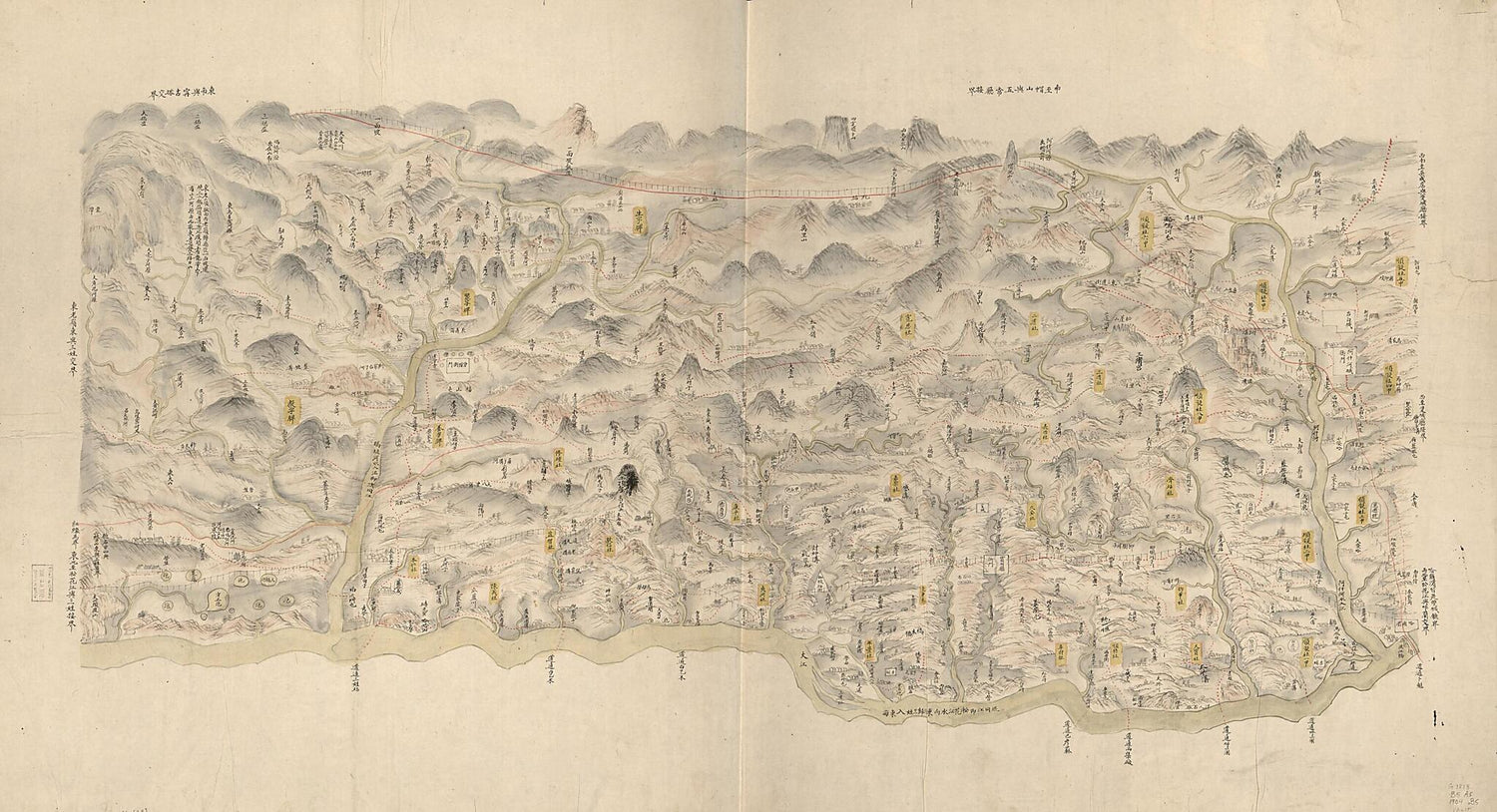 This old map of Binzhou Ting Xiang She Quan Tu (賓州廳鄉社全圖, Complete Commune Map of Binzhou Prefecture) from 1902 was created by Arthur W. (Arthur William) Hummel in 1902