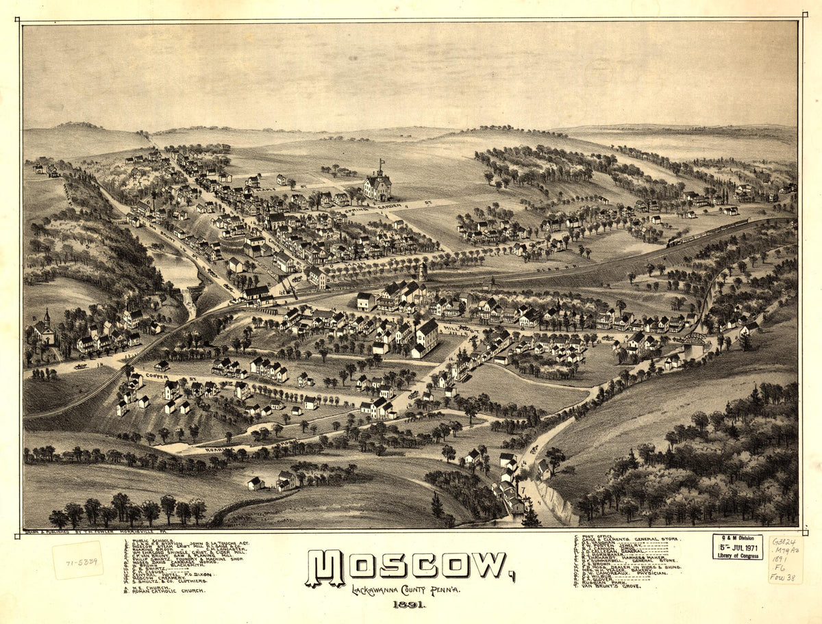Moscow, Lackawanna County, Penn&
