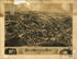 View of South Manchester, Connecticut 1880 by Relic Map Company
