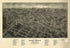 Aero View of High Point, North Carolina 1913 by Relic Map Company