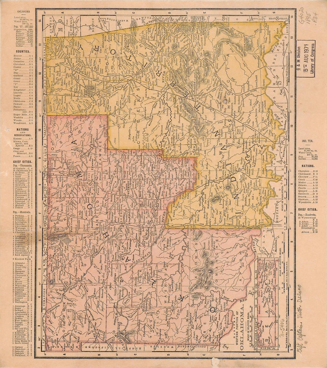 This old map of Rand McNally &amp; County&