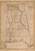 Map of Alabama Constructed from the Surveys In the General Land Office and Other Documents. Improved to 1819 by Relic Map Company