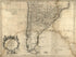 Carte Du Paraguay, Du Chili, Du Detroit De Magellan &c. Dressée Sur Les Descriptions Des PP. Alfonse D&