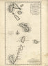 Carte Des Antilles Françoises Et Des Isles Voisines. Dressée Sur Les Memoires Manuscrits De Mr. Petit Ingenieur Du Roy, Et Sur Quelques Observations 1718 by Relic Map Company