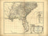 A General Map of the Southern British Colonies In America, Comprehending North and South Carolina, Georgia, East and West Florida, With the Neighboring Indian Countries, from the Modern Surveys of Engineer De Brahm, Capt. Collet, Mouzon, & Others, and... by Relic Map Company