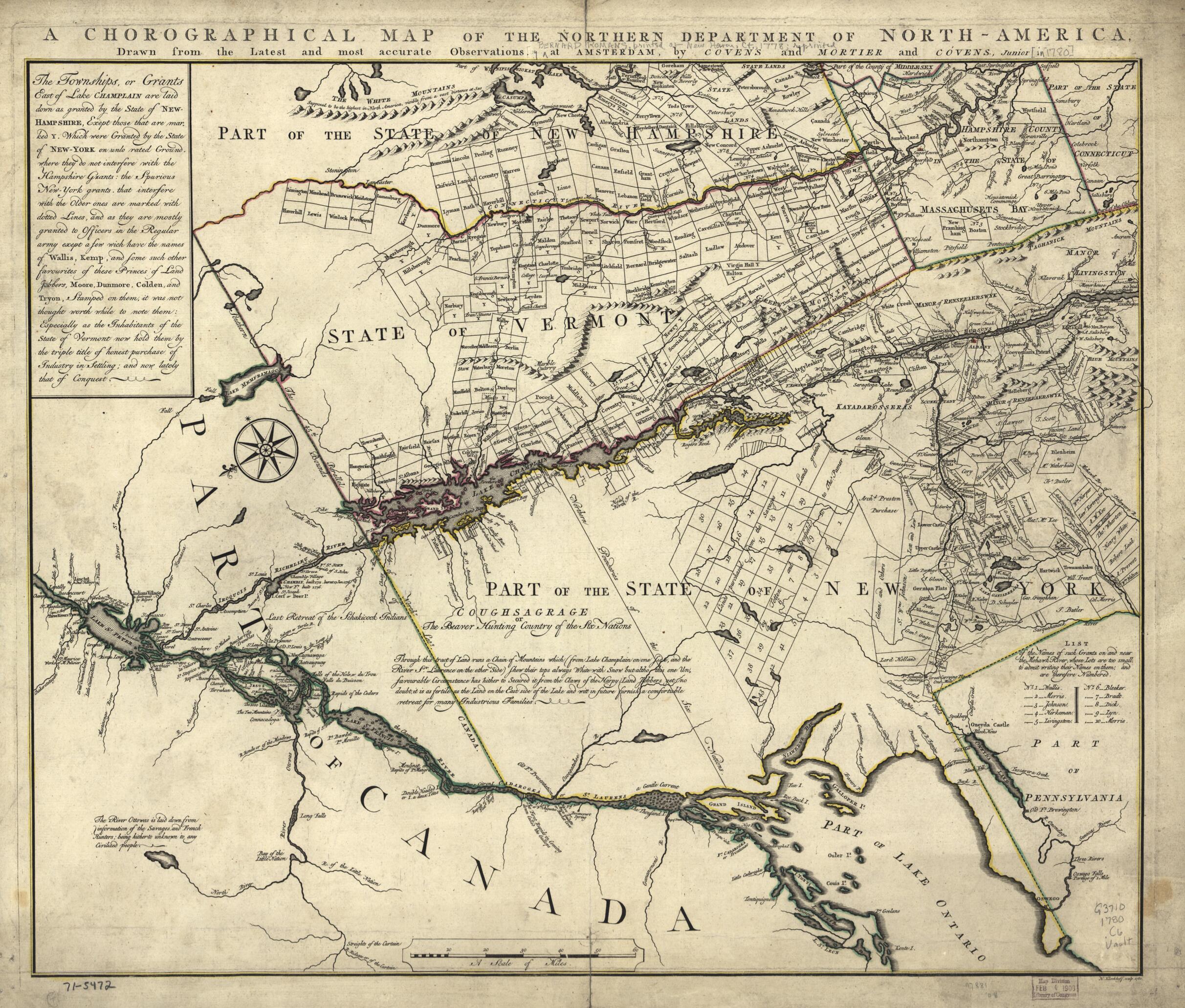 This old map of America from 1780 was created by  Cóvens Et Mortier, H. Klockhoff in 1780