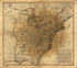 An Accurate Map of the United States of America, With Part of the Surrounding Provinces Agreeable to the Treaty of Peace of 1783 by Relic Map Company