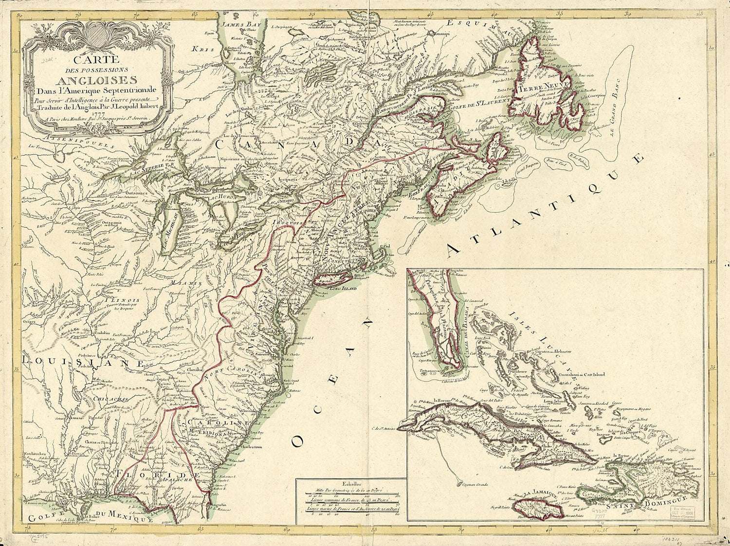 Carte Des Possessions Angloises Dans L&