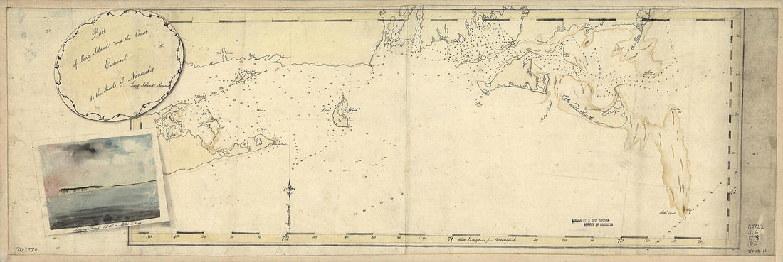 This old map of Part of Long Island; and the Coast Eastward to the Shoals of Nantucket from 1778 was created by John Knight in 1778
