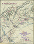 The 2nd Battle of Bull Run, Va., August 1862. Map Showing Position of the Union and Rebel Forces, August 26th, 1862 at 7 P.m in 08-26 by Relic Map Company