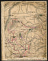 Culpeper County, Fauquier County, Rappahannock County, Virginia 1863 by Relic Map Company