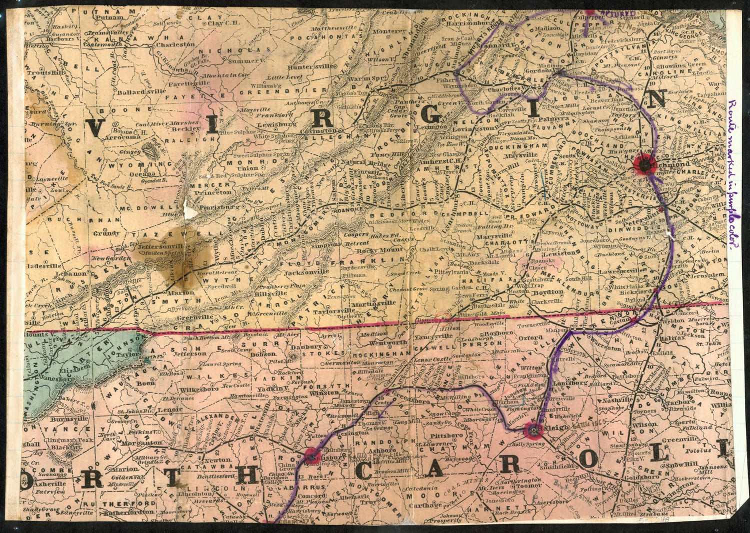 This old map of Map of Mosby&