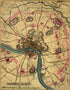 The Defenses of Richmond, 1864 by Relic Map Company