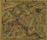 Plan of the First Battle of Bull Run, Virginia. July 21st 1861 07-21 by Relic Map Company