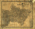 Map of Powhatan County, Virginia in 1864 by Relic Map Company
