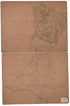 Map of Greensville Co., West of Halifax Road and North Carolina Between the Halifax & Jourdan Rds and North of the Roanoke River in 1863 by Relic Map Company