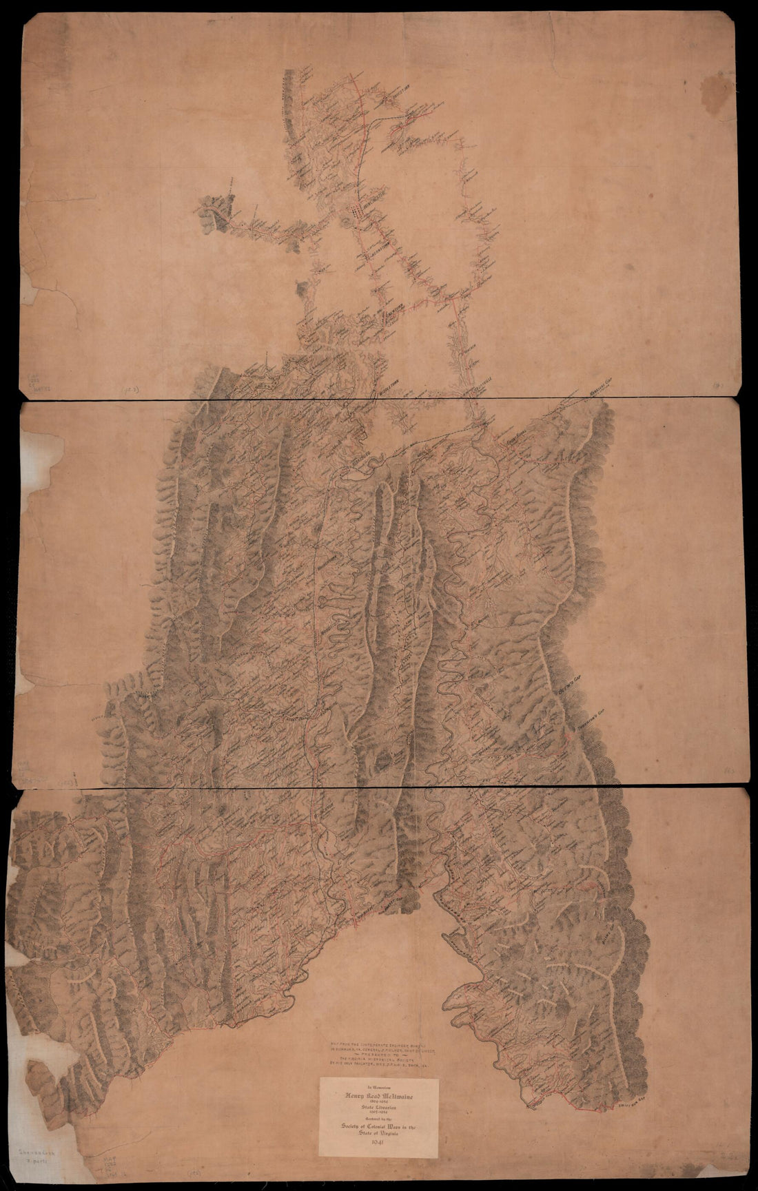 This old map of Map of the Lower Shenandoah Valley of Virginia from 1864 was created by  Confederate States of America. Army. Dept. Of Northern Virginia. Chief Engineer&