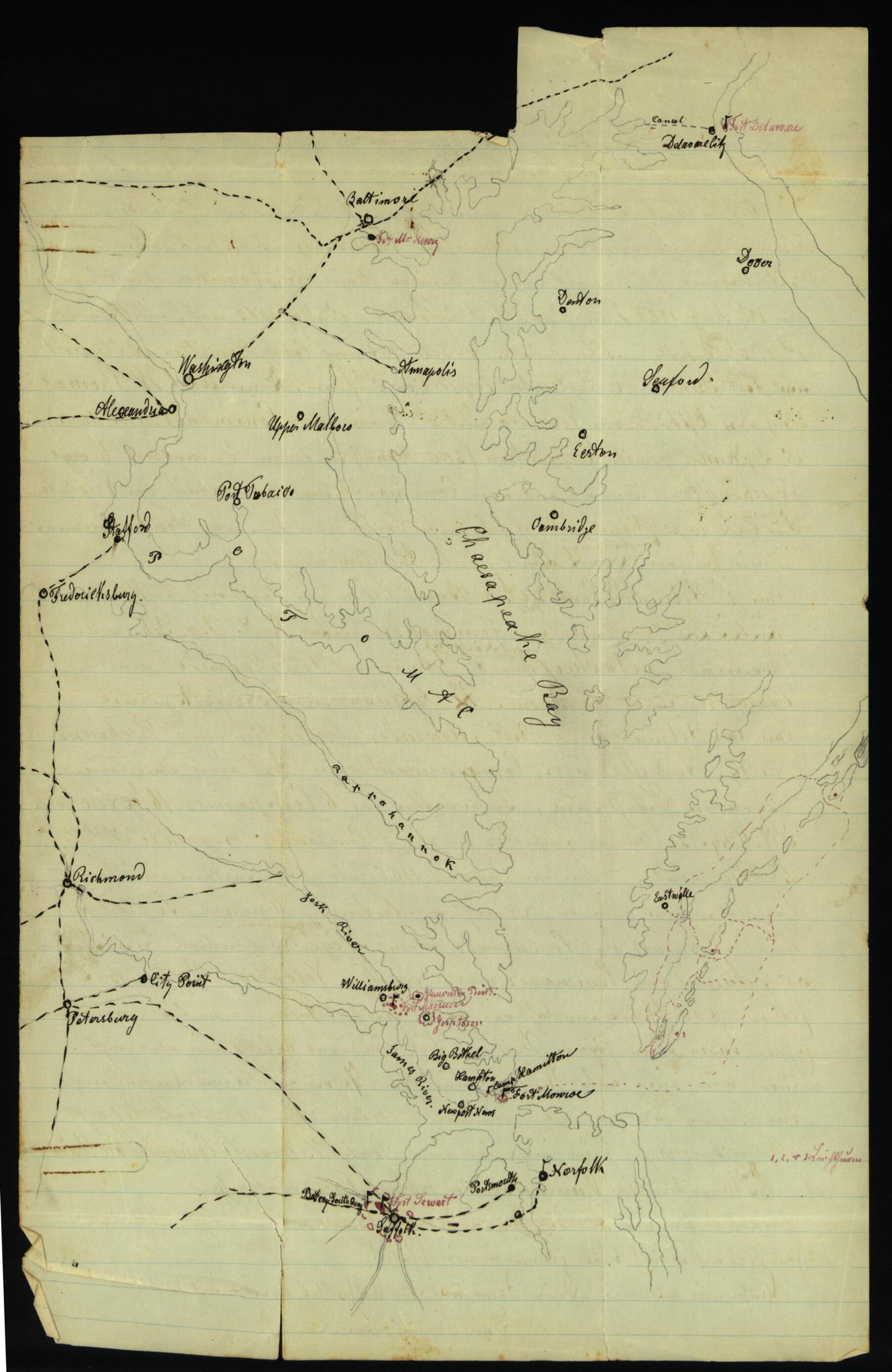 This old map of Map of the Middle Atlantic States from 1864 was created by Franz Wilhelm Von Schilling in 1864