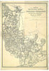 Map of the Country Between Richmond and Petersburg 1864 by Relic Map Company