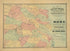 The Battle Fields and Military Positions In the Virginian Peninsula from Surveys Supplied by Officers of the Army. (Battlefields and Military Positions In the Virginian Peninsula) 1862 by Relic Map Company