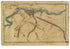 Field & Environs of the City of Fredericksburg. (Battlefield and Environs of the City of Fredericksburg) 1863 by Relic Map Company